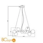 Подвесной светильник Maytoni Dallas MOD545PL-11B - Фото 0