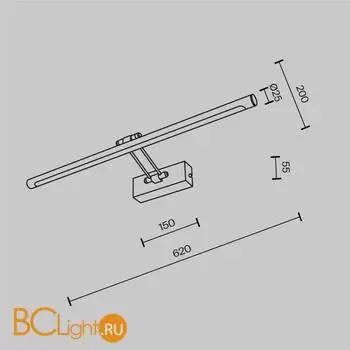 Подсветка для картин Maytoni Dazzle MIR267WL-L14CH3K - Фото 4