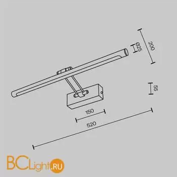Подсветка для картин Maytoni Dazzle MIR267WL-L12CH3K - Фото 4