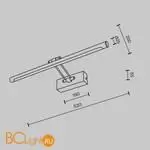 Подсветка для картин Maytoni Dazzle MIR267WL-L12CH3K - Фото 4