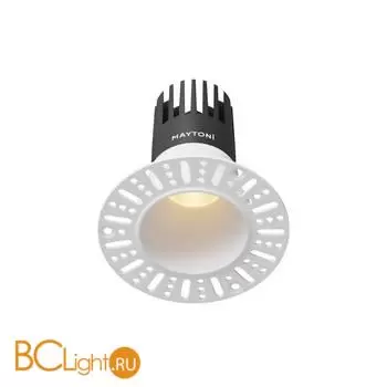 Встраиваемый светильник Maytoni Dip DL120-10W-2.7K-TRS-W