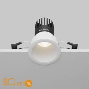 Встраиваемый светильник Maytoni Dip DL116-10W-4K-W - Фото 2