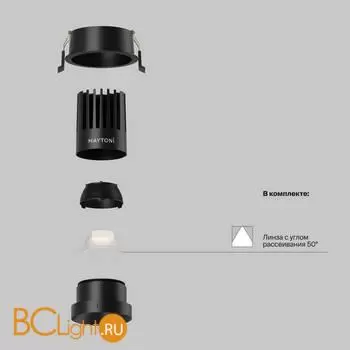 Встраиваемый светильник Maytoni Dip DL117-15W-2.7K-B - Фото 0