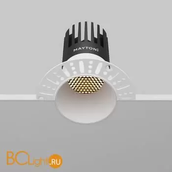 Встраиваемый светильник Maytoni Dip DL122-15W-2.7K-TRS-W - Фото 8