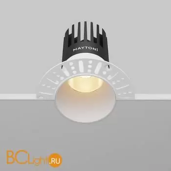 Встраиваемый светильник Maytoni Dip DL122-15W-2.7K-TRS-W - Фото 4