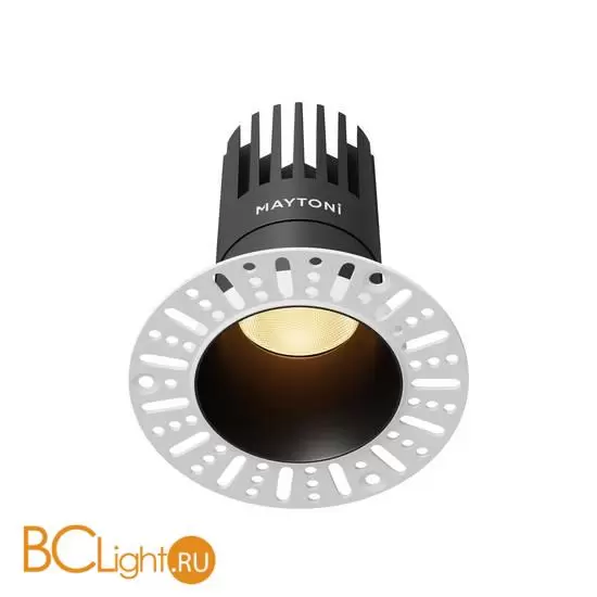 Встраиваемый светильник Maytoni Dip DL122-15W-2.7K-TRS-B