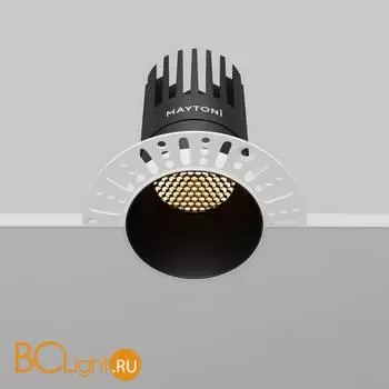 Встраиваемый светильник Maytoni Dip DL122-15W-2.7K-TRS-B - Фото 9