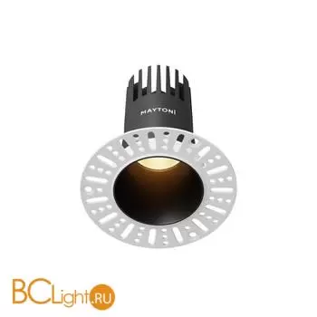 Встраиваемый светильник Maytoni Dip DL120-10W-2.7K-TRS-B