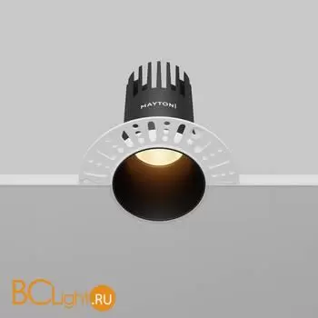 Встраиваемый светильник Maytoni Dip DL120-10W-2.7K-TRS-B - Фото 4