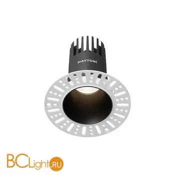 Встраиваемый светильник Maytoni Dip DL120-10W-4K-TRS-B