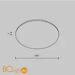 Стекло для пылевлагозащиты IP44 для светильников серии Dip 10Вт Maytoni Glass001-D35 - Фото 3