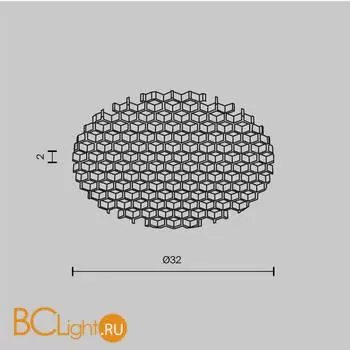 Антибликовый фильтр для светильников серии Dip 10Вт Maytoni HoneyComb001-D32 - Фото 3