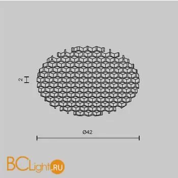Антибликовый фильтр для светильников серии Dip 15Вт Maytoni HoneyComb001-D41.5 - Фото 3