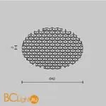 Антибликовый фильтр для светильников серии Dip 15Вт Maytoni HoneyComb001-D41.5 - Фото 3