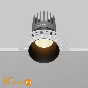 Встраиваемый светильник Maytoni Dip DL122-15W-3K-TRS-B - Фото 4