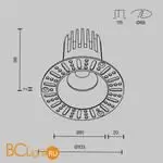 Встраиваемый светильник Maytoni Dip DL121-15W-3K-TRS-B - Фото 11