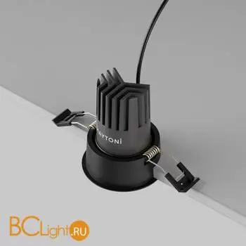 Встраиваемый светильник Maytoni Dip DL115-10W-3K-B - Фото 6