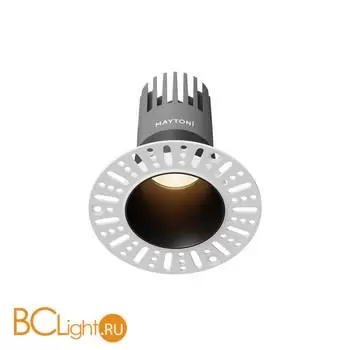 Встраиваемый светильник Maytoni Dip DL120-10W-3K-TRS-B