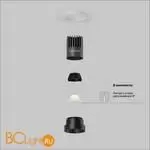 Встраиваемый светильник Maytoni Dip DL124-10W-3K-TRS-B - Фото 0