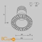 Встраиваемый светильник Maytoni Dip DL120-10W-3K-TRS-W - Фото 11