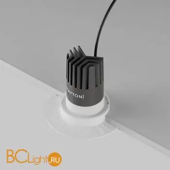 Встраиваемый светильник Maytoni Dip DL124-10W-3K-TRS-W - Фото 6