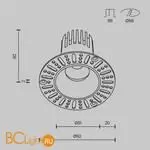 Встраиваемый светильник Maytoni Dip DL124-10W-3K-TRS-W - Фото 11