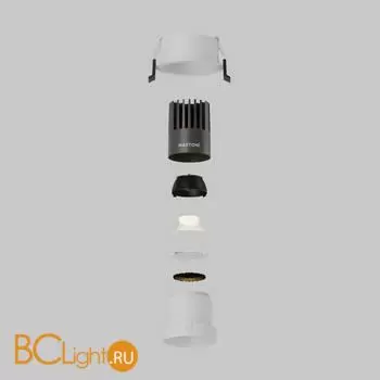 Встраиваемый светильник Maytoni Dip DL116-10W-3K-W - Фото 10