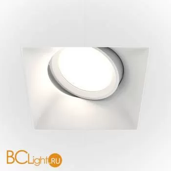 Встраиваемый светильник Maytoni Dot GU10 1x50Вт DL042-01-SQ-W - Фото 1