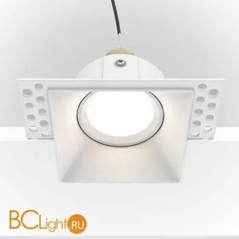 Встраиваемый светильник Maytoni Dot GU10 1x50Вт DL042-01-SQ-W