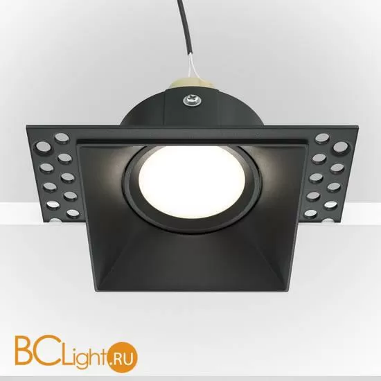 Встраиваемый светильник Maytoni Dot GU10 1x50Вт DL042-01-SQ-B