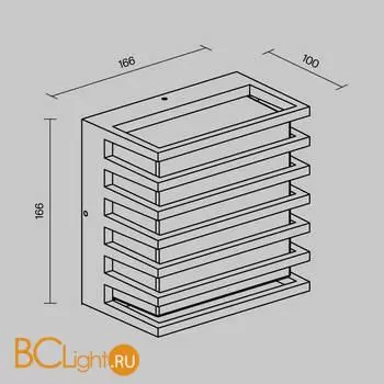 Уличный настенный светильник Maytoni Downing Street O020WL-L10B3K - Фото 5