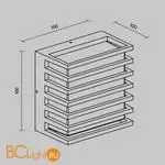 Уличный настенный светильник Maytoni Downing Street O020WL-L10B3K - Фото 5