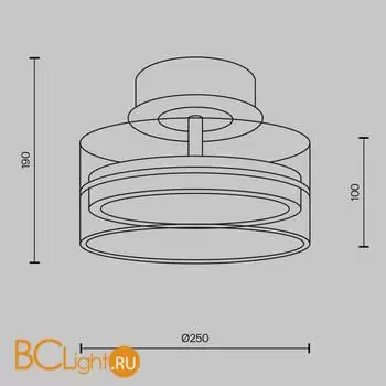 Потолочный светильник Maytoni Dress code new MOD348CL-L18BBS3K - Фото 3