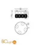 Потолочный светильник Maytoni Drop MOD273CL-L60G3K - Фото 4