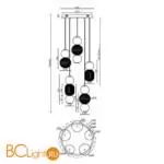 Подвесной светильник Maytoni Drop MOD273PL-L80G3K - Фото 5