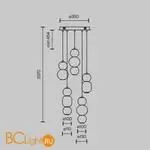 Подвесной светильник Maytoni Drop MOD273PL-L80G3K - Фото 4