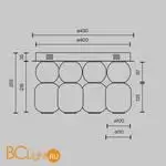 Потолочный светильник Maytoni Drop MOD273CL-L60CH3K - Фото 4
