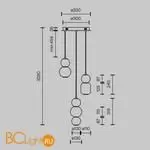 Подвесной светильник Maytoni Drop MOD273PL-L33CH3K - Фото 4