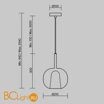 Подвесной светильник Maytoni Duality MOD271PL-01W2 - Фото 6