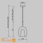 Подвесной светильник Maytoni Duality MOD271PL-01W1 - Фото 6