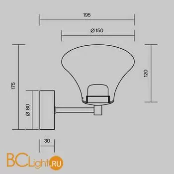 Бра Maytoni Dynasty MOD402WL-L3BS3K - Фото 6