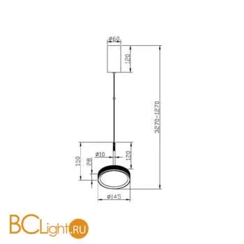 Подвесной светильник Maytoni El MOD041PL-L15G3K - Фото 5