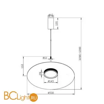 Подвесной светильник Maytoni El MOD041PL-L15W3K1 - Фото 5