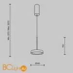 Подвесной светильник Maytoni El MOD041PL-L15TR3K - Фото 5