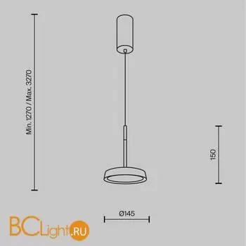 Подвесной светильник Maytoni El MOD041PL-L15GB3K - Фото 5