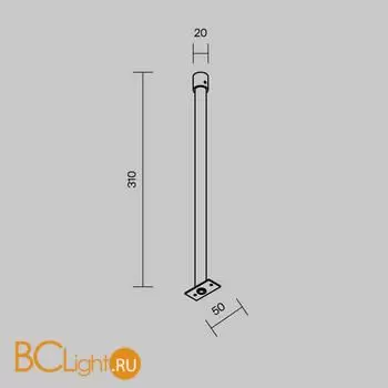 Жесткий подвес для уличной трековой системы Elasity IP O-TR001-HL-B300 - Фото 8