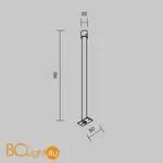 Жесткий подвес для уличной трековой системы Elasity IP O-TR001-HL-B300 - Фото 8