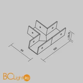 Коннектор T-образный для профиля Elasity IP O-TR001-TC-W - Фото 0