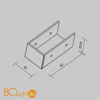 Заглушка к профилю Elasity IP O-TR001-EC-W - Фото 0
