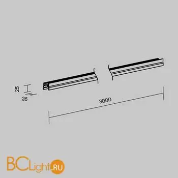 Профиль 3м Elasity IP накладной белый O-TR001-P-W3M - Фото 6